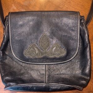 Saks Fifth Avenue Aries Bag with Textured Leather